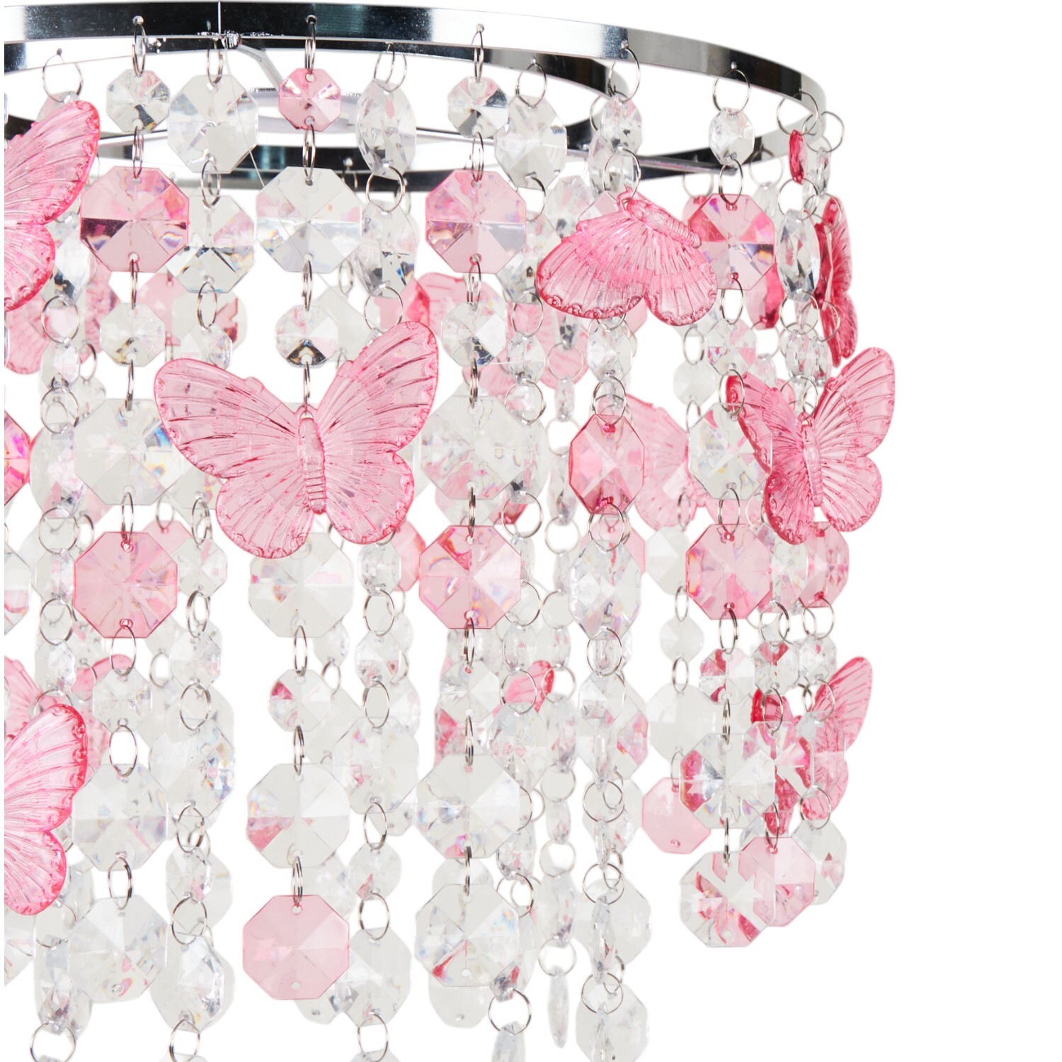 Butterfly Pendant Light Pink Image 4