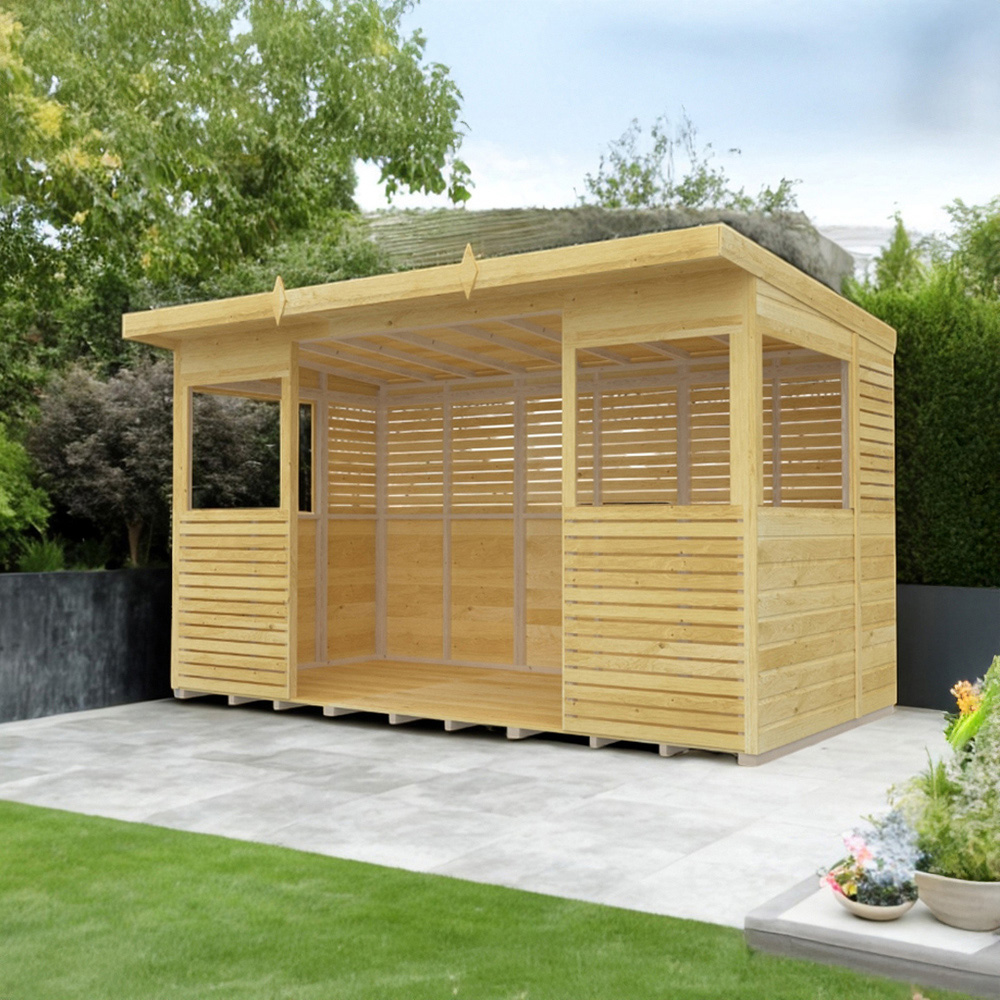 DIY Sheds 12 x 6ft Pressure Treated Tongue and Groove Timber Outdoor Kitchen Shelter Image 2