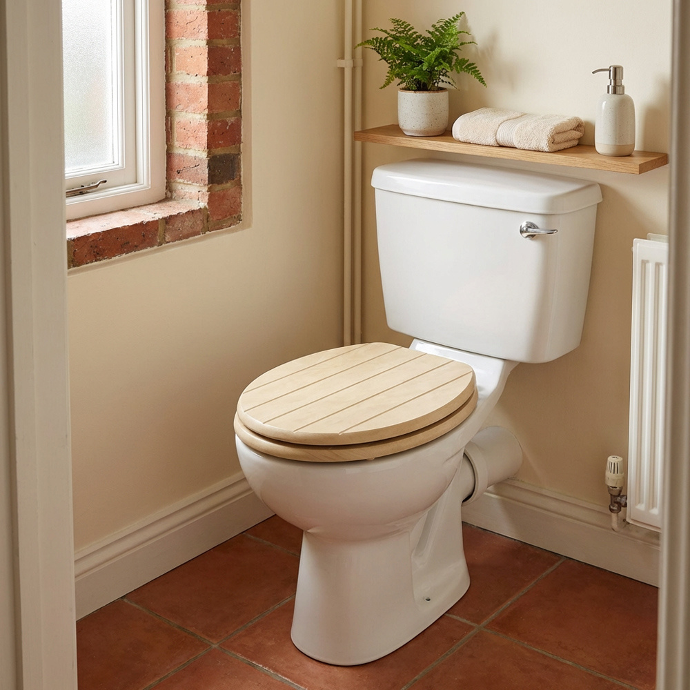 Rhodes Natural Toilet Seat Image 7