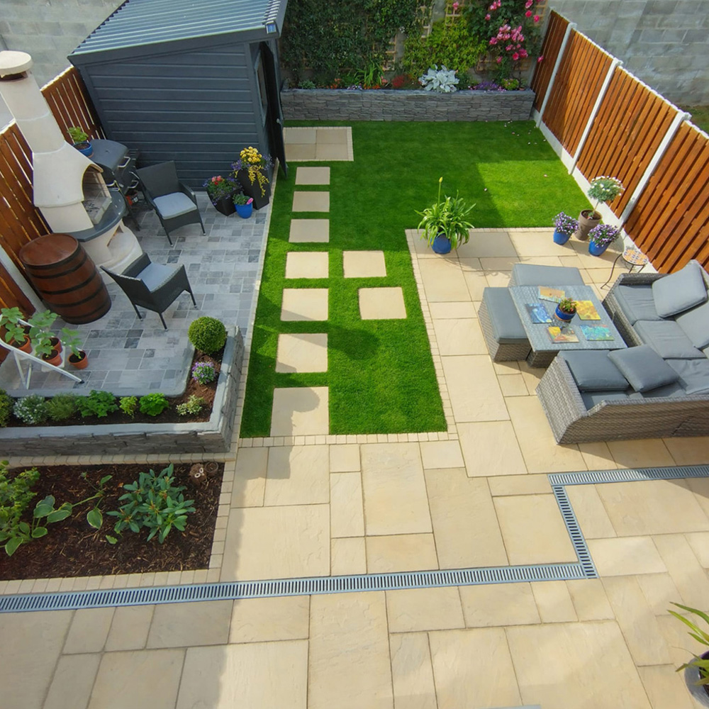 Chapterstone Old Ivory New Priory Paving Kit 4 Size 10.55 sqm Image 2