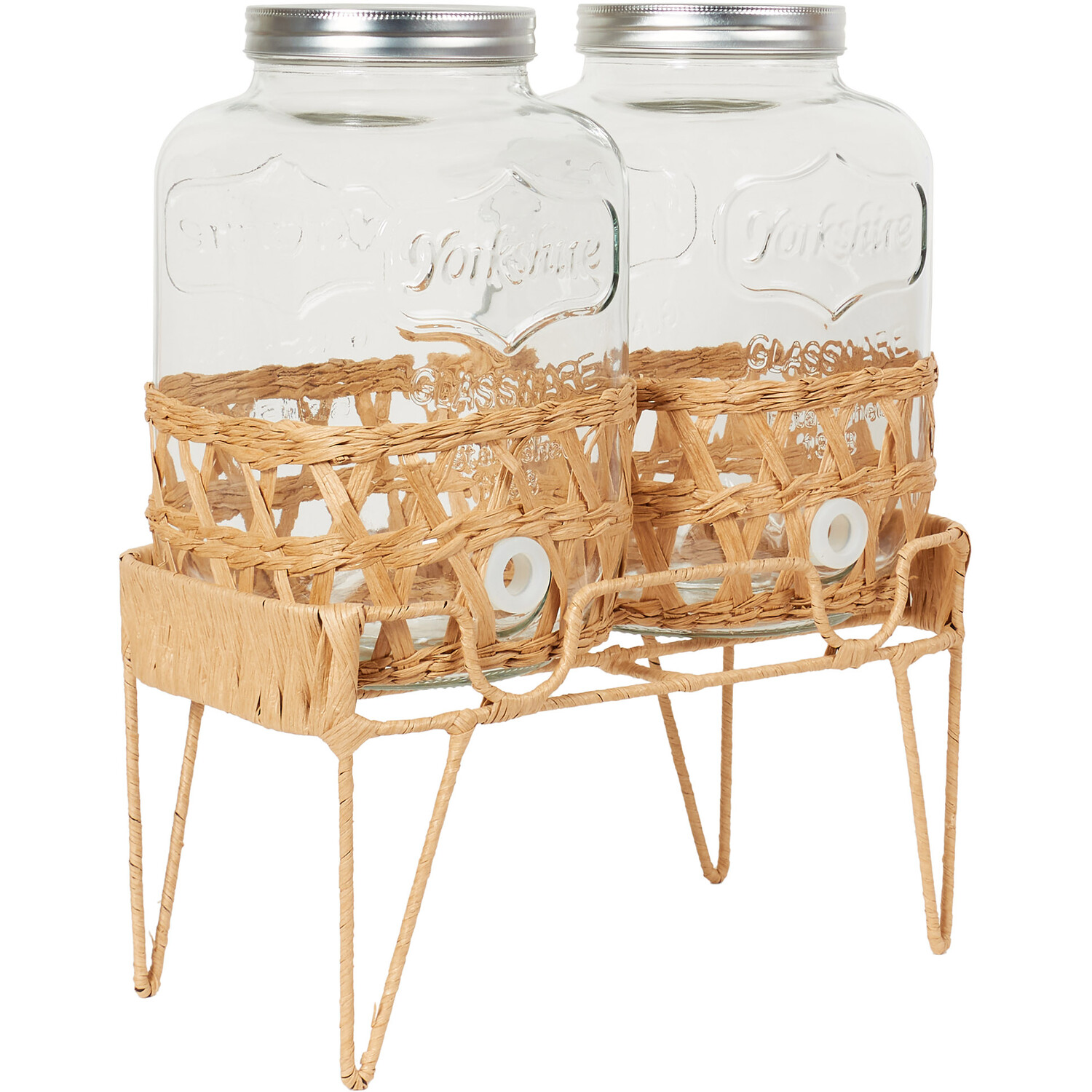 Retreat Twin Glass Dispenser - Clear Image 5