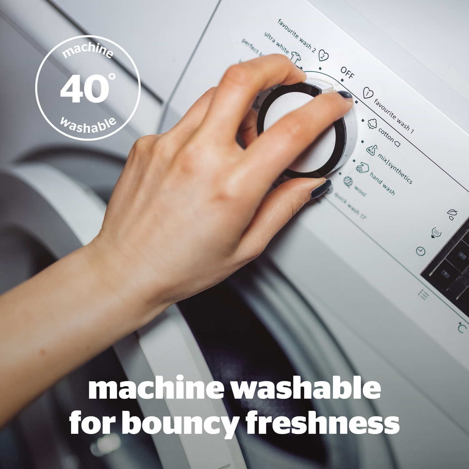 Silentnight White Bounceback Pillows 4 Pack Image 5