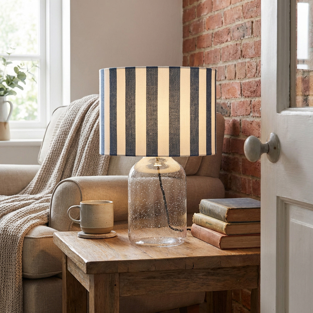 Cora Glass Table Lamp Clear Image 2