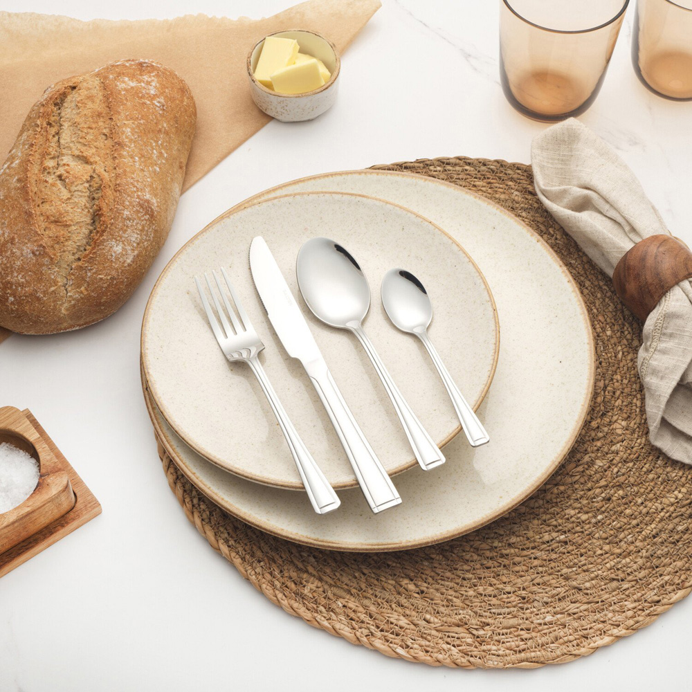 Salter Buxton 24 Piece Cutlery Set - Silver Image 5