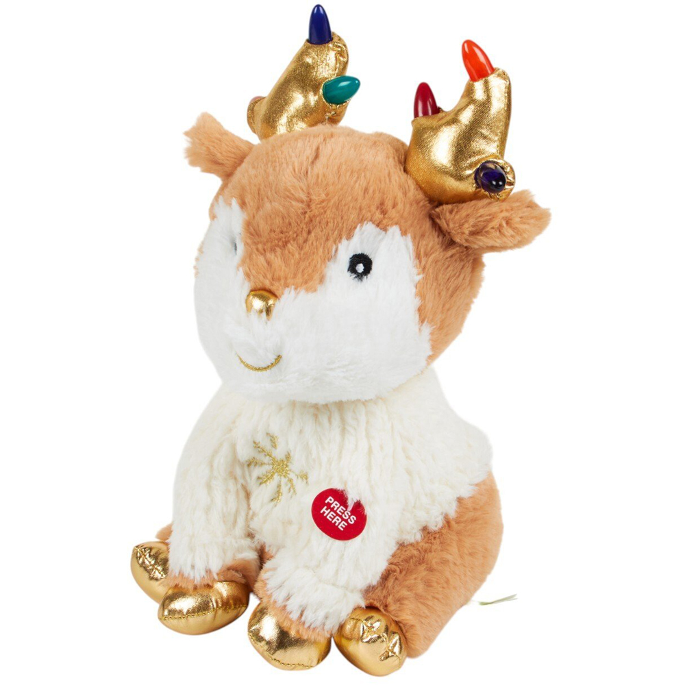 Singing and Dancing Reindeer Plush Brown Image 3