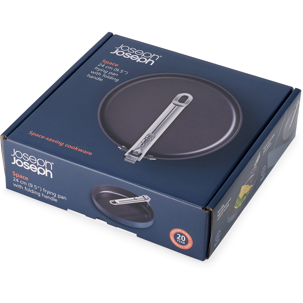 Joseph Joseph Space Blue Ceramic Folding Handle Non-Stick Frying Pan 24cm Image 3