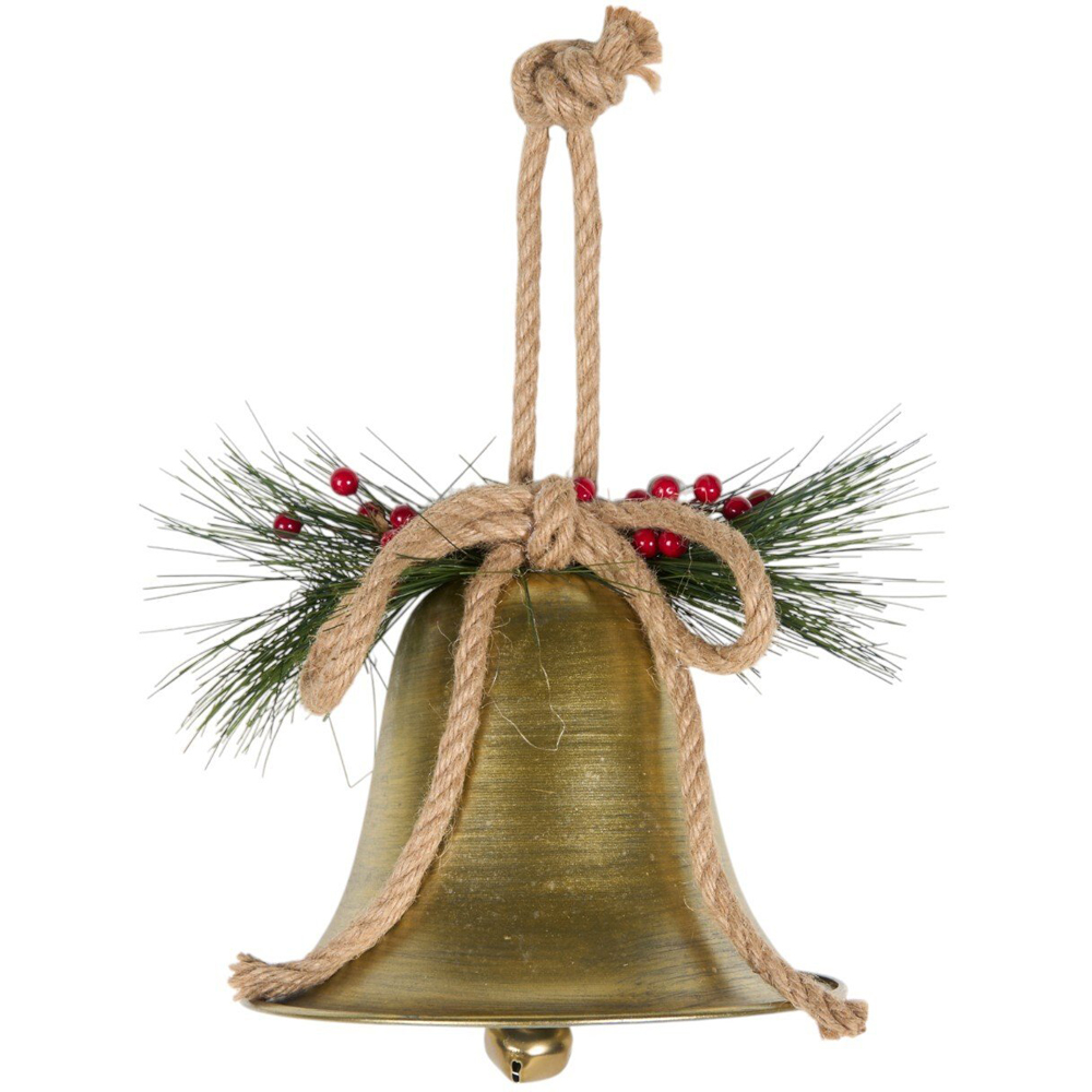 Traditional Bell Decoration Gold Image 1