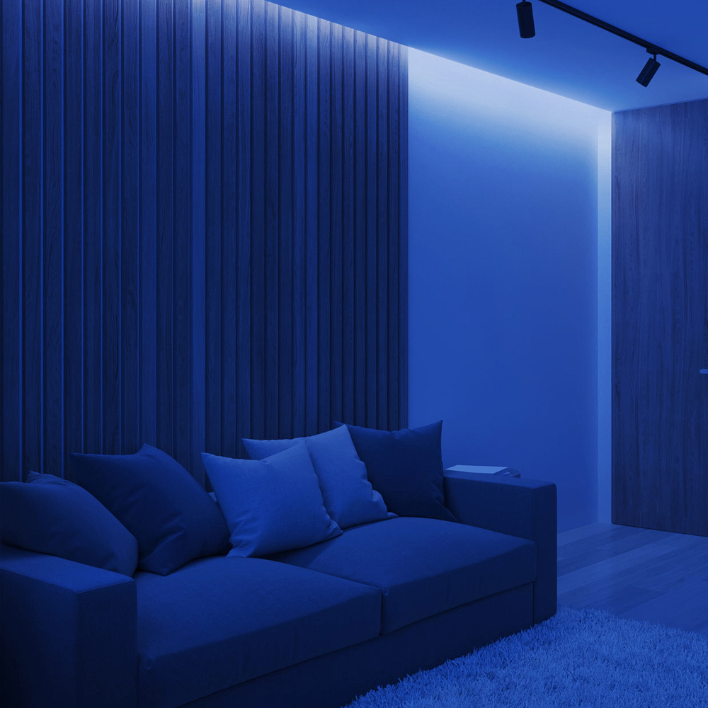ENER-J 24V 1600 Blue LED COB LED Strip Light 5m Image 4