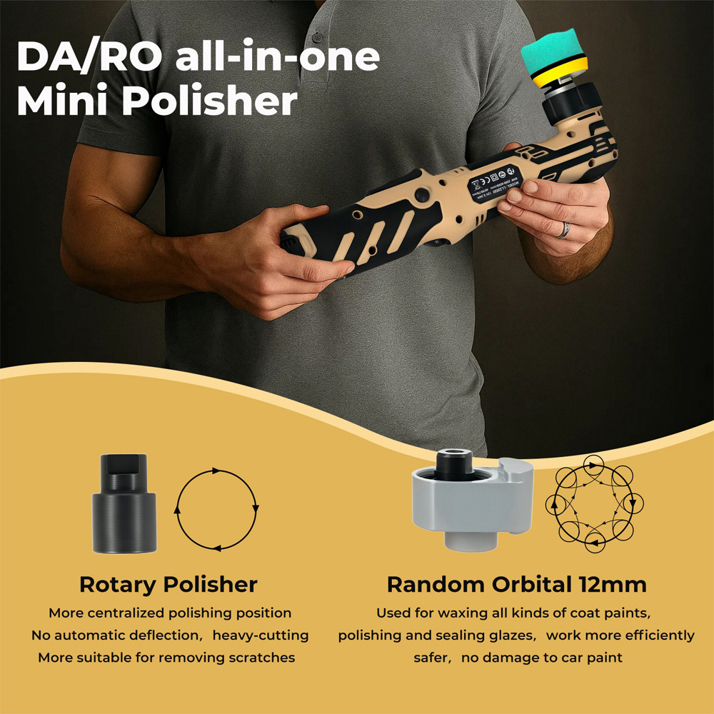 Traderight Cordless Dual Action Car Polisher 12V Image 6