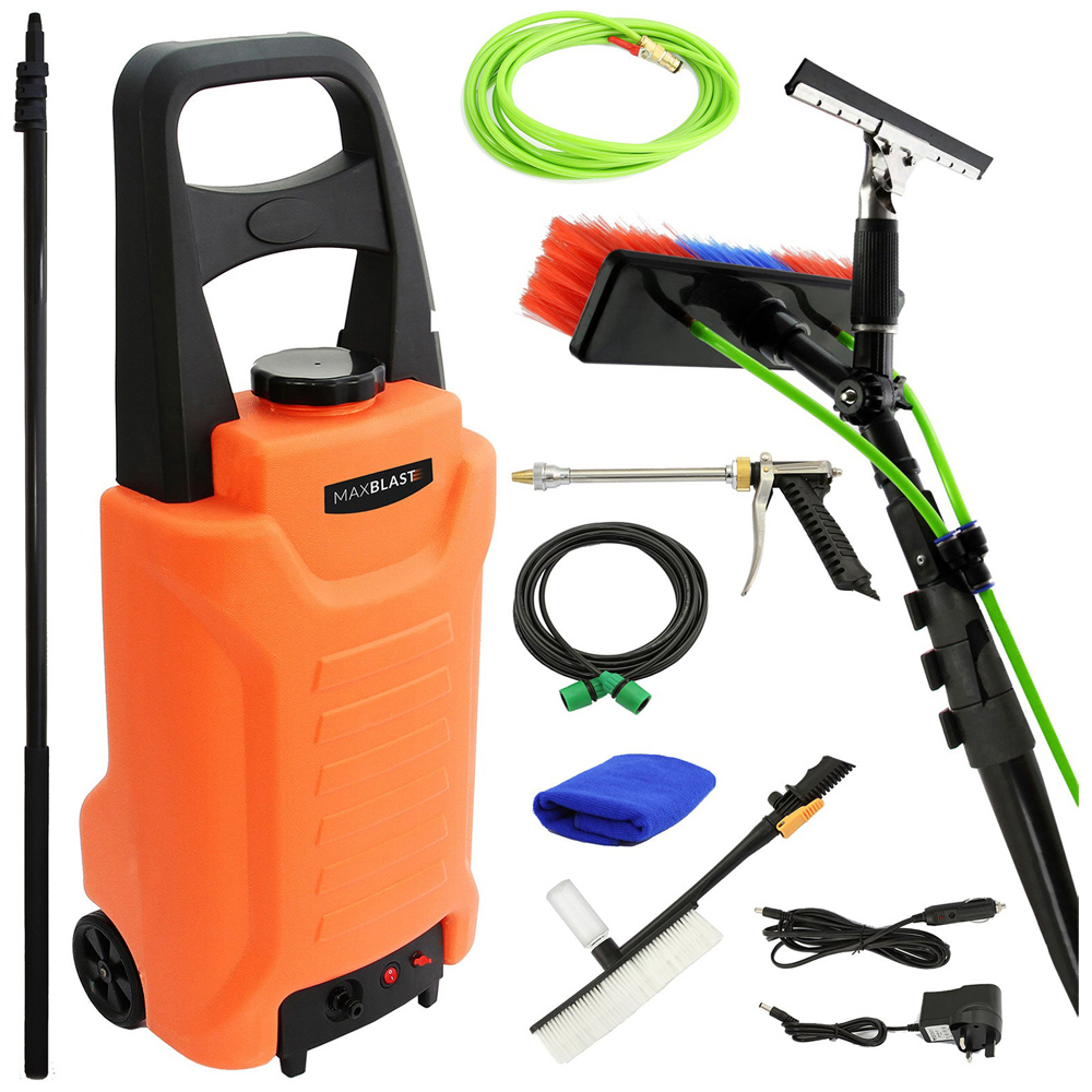 Maxblast 30L Water Fed Trolley with 30ft Cleaning Pole Image 2