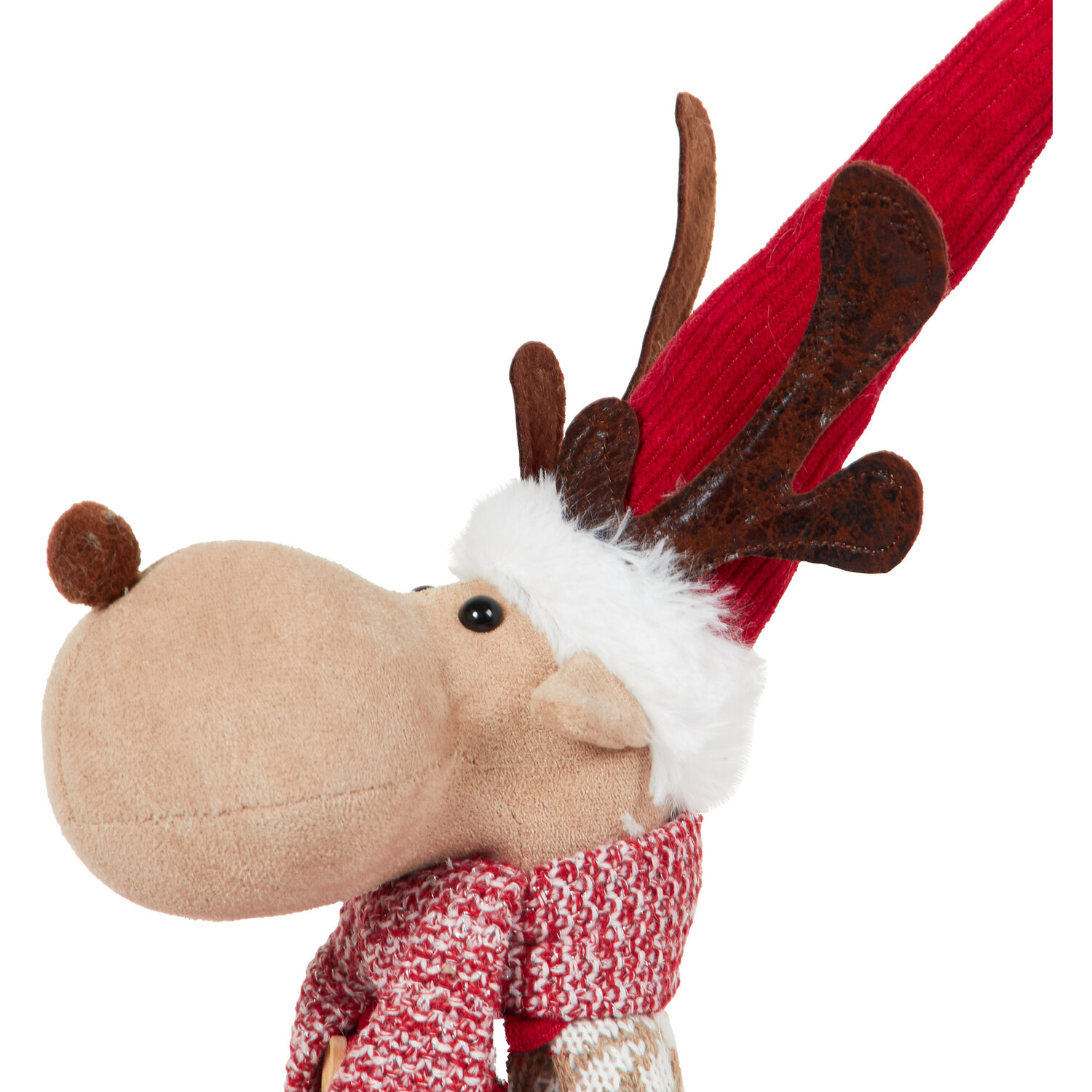 Shelf Sitting Red Reindeer  - Red Image 8