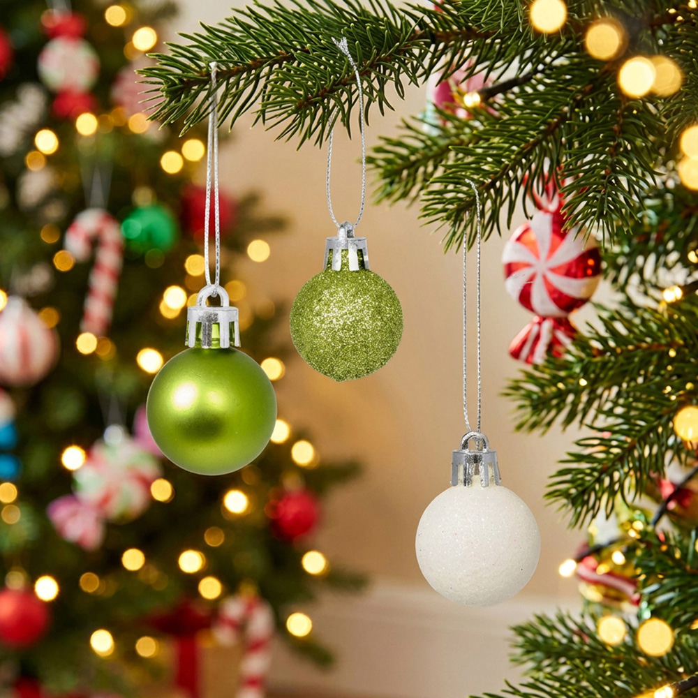 Pack of 49 Candy Cane Lane Baubles Image 2