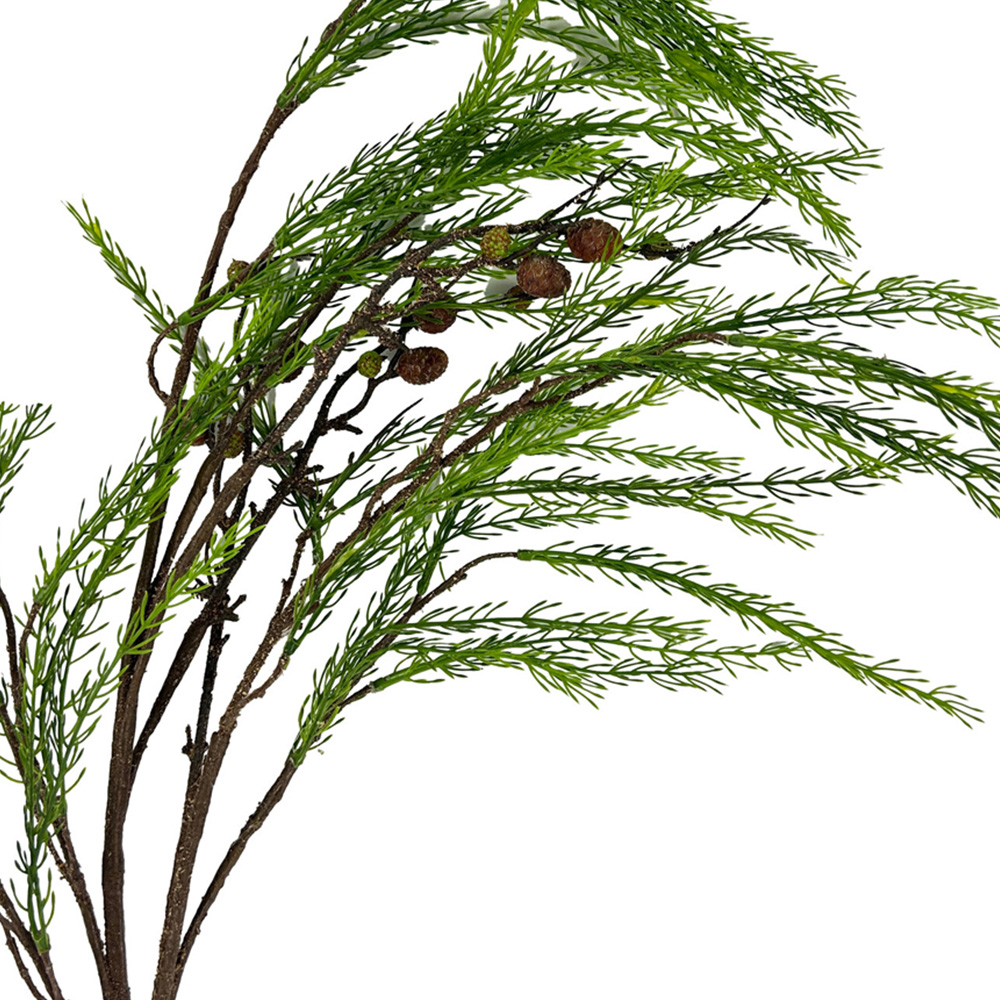 Pinecone Spray Branch - Green Image 2