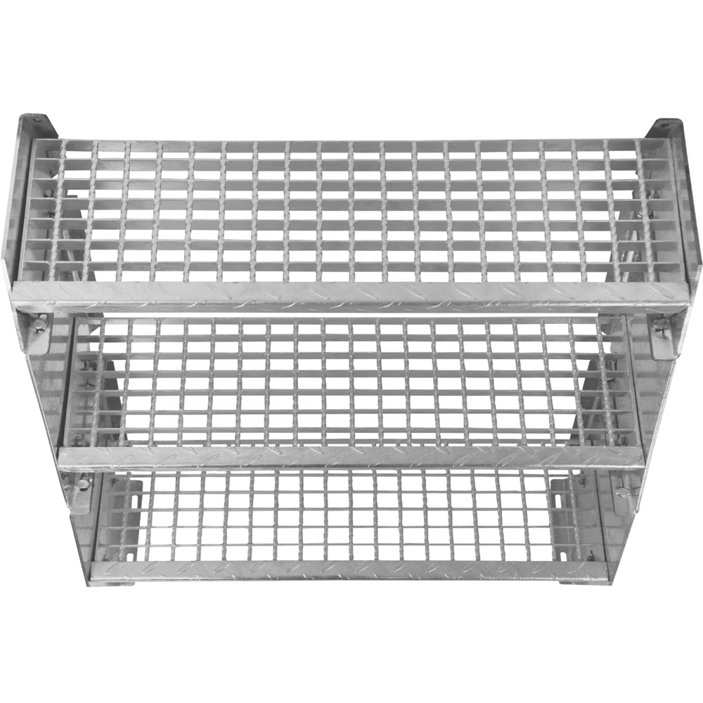 Monstershop 12 Section Adjustable Wide Galvanised Staircase 900mm Image 4
