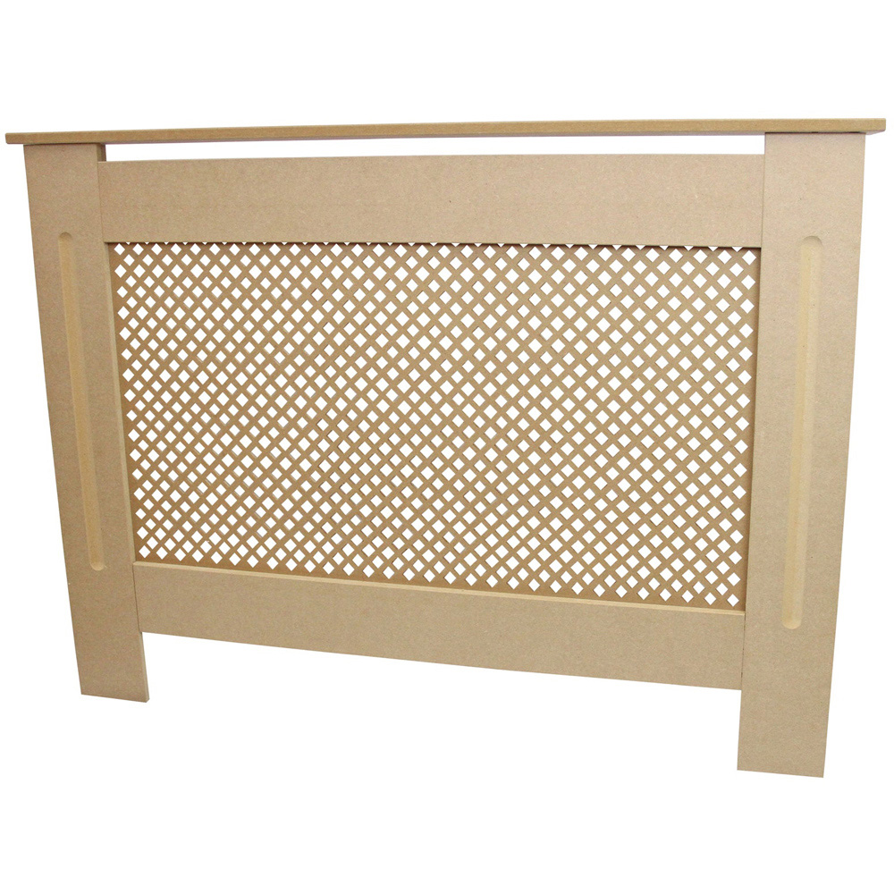 MonsterShop Unfinished Trellised Grill MDF Radiator Cover 820 x 1115mm Image 3