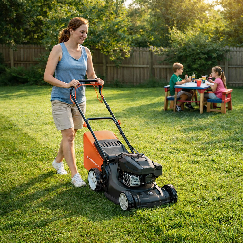 Yard Force 127cc Self Propelled 40cm Petrol Lawnmower Image 6