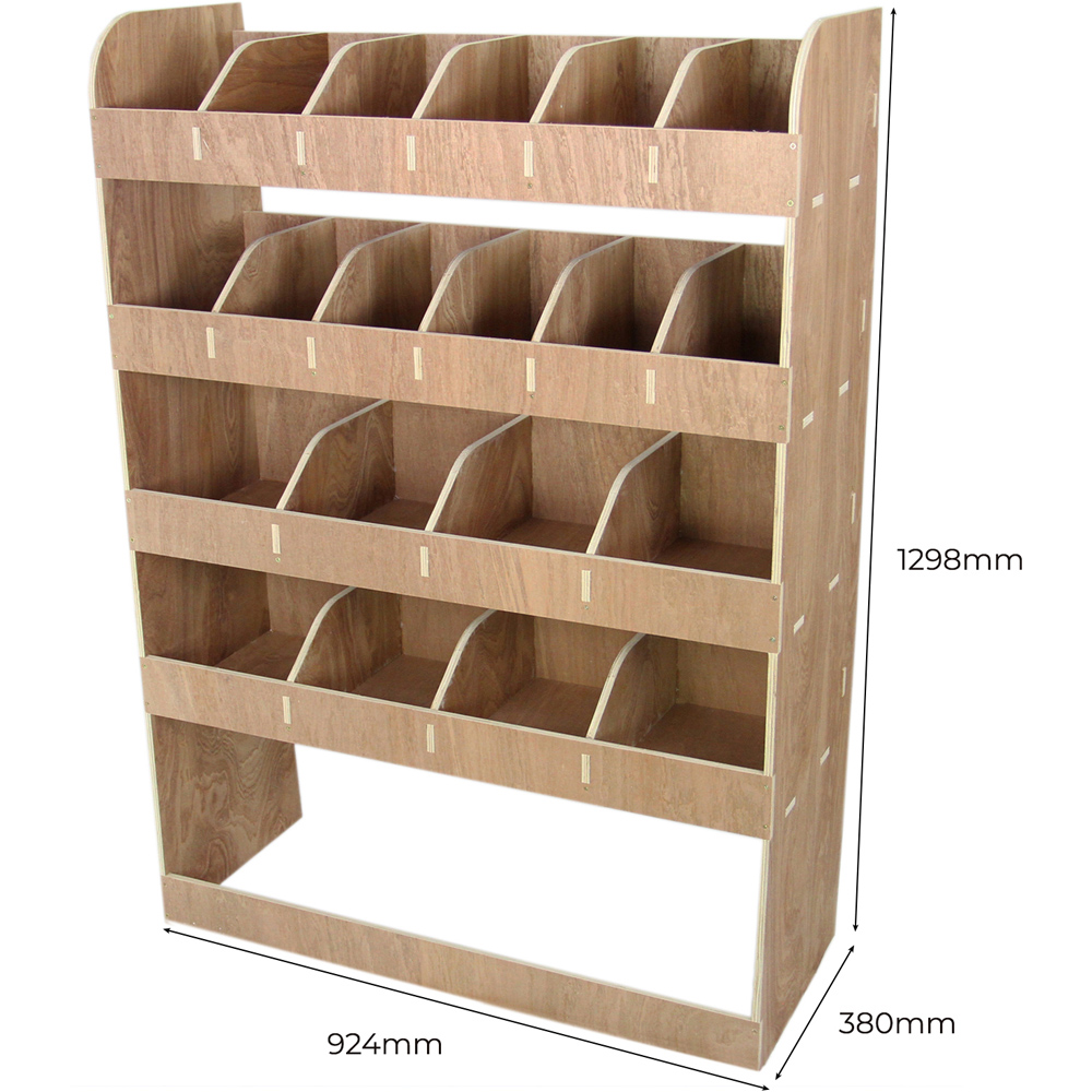 Monster Racking Brown Vauxhall Vivaro SWB Plywood Van Image 4