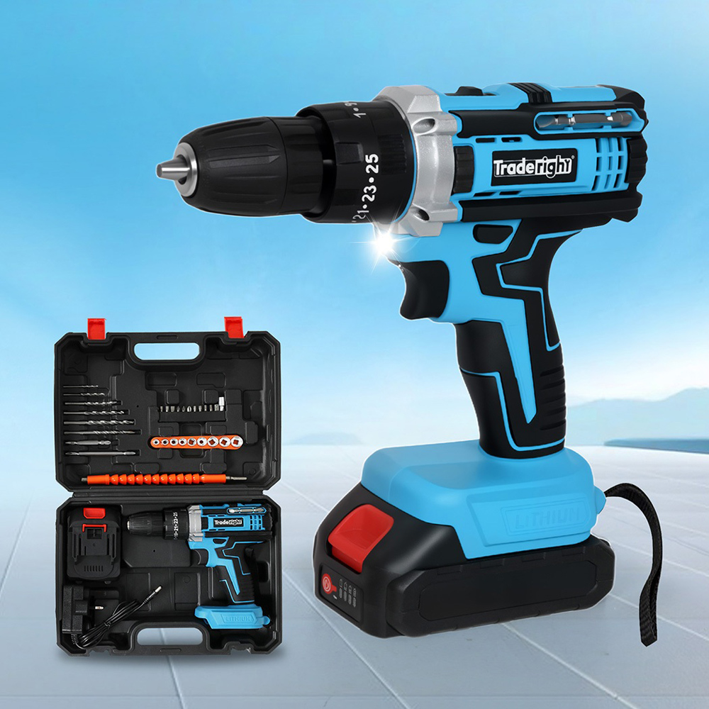 Traderight HW0262 Cordless Combi Drill Driver with Battery 21V Image 3