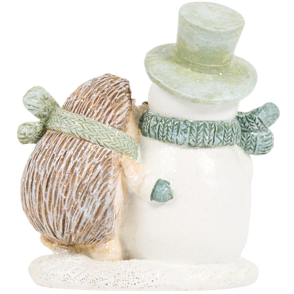 Sage Green Hedgehog Ornament Image 6