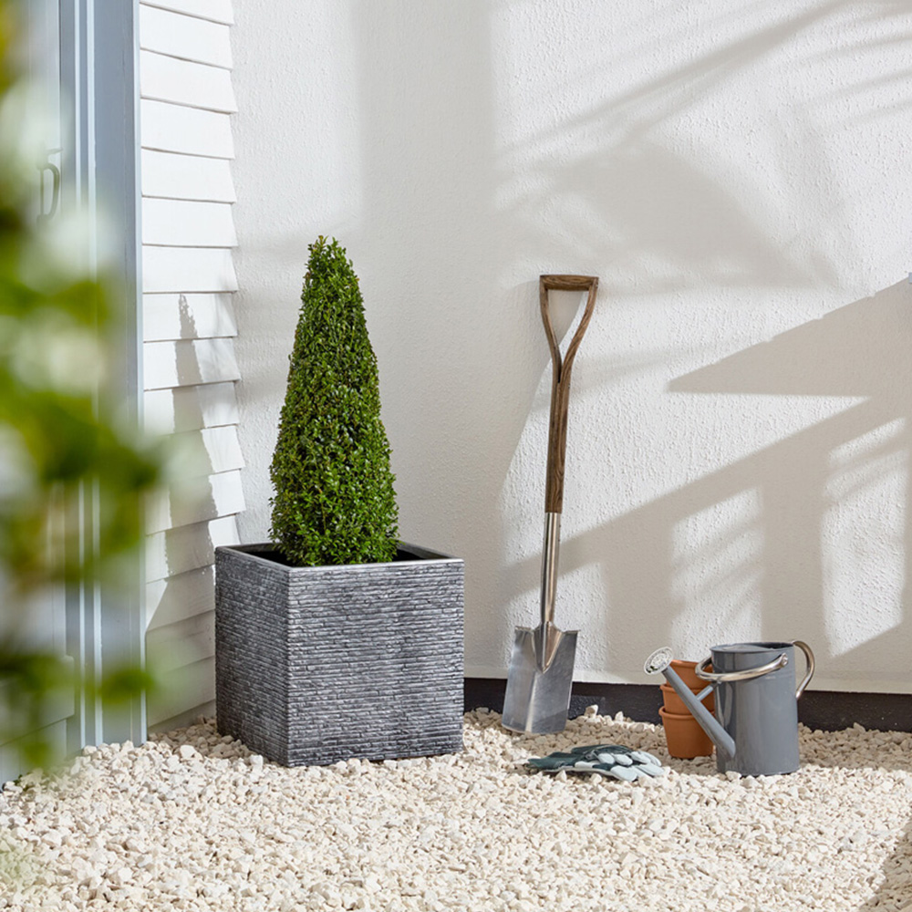 Sankey Slate Effect Square Planter Image 2