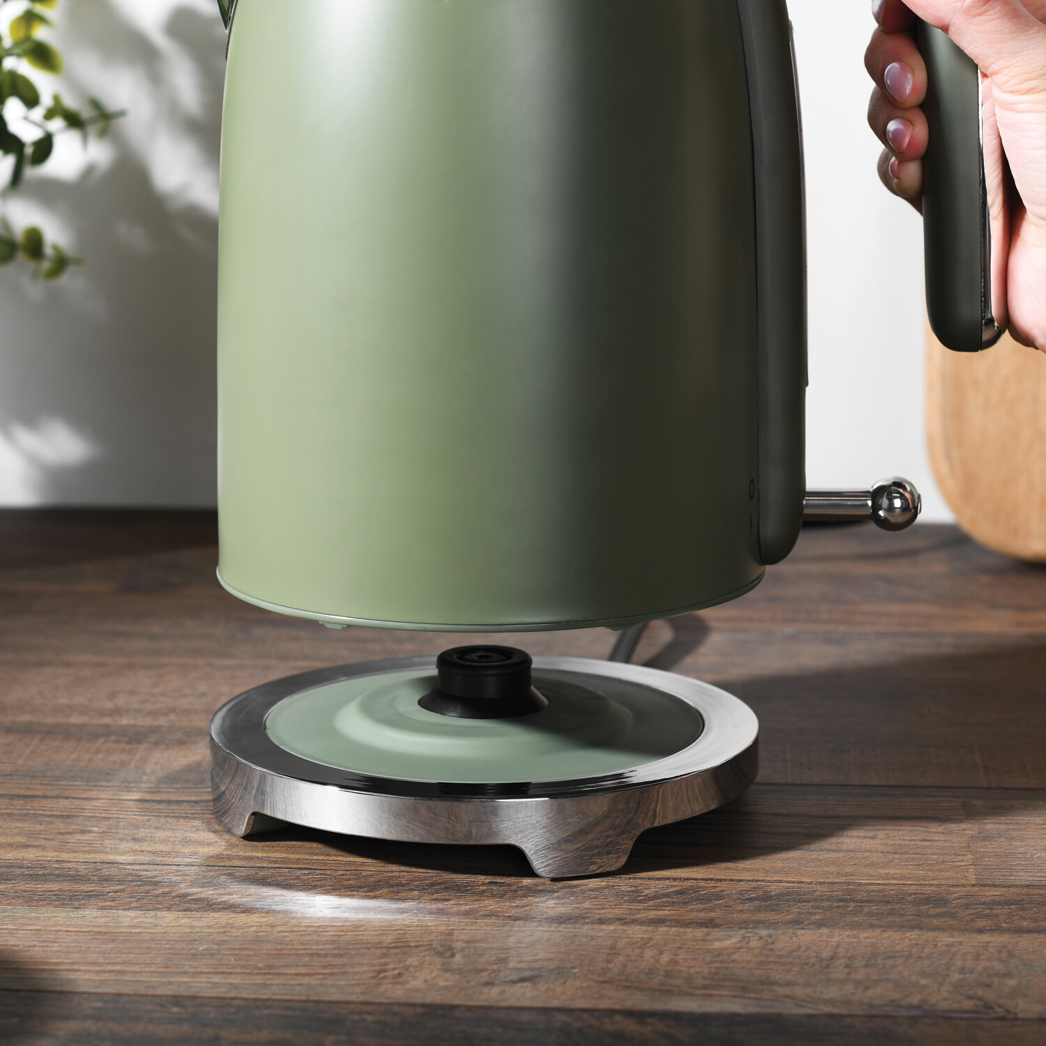 Kitchen Master Olive Stainless Steel Kettle 1.7L - Green Image 5