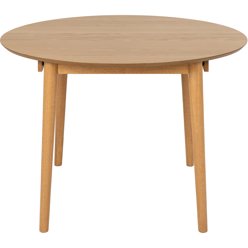 Furniture To Go Montreux Oak 5 Seater 154 to 115cm Round Extending Dining Table Image 2