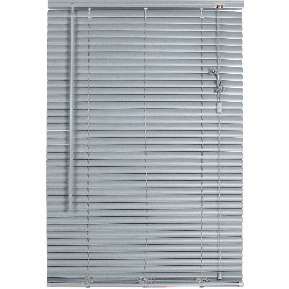 PVC Venetian Blinds Grey Linen 152 x 60cm Image 2