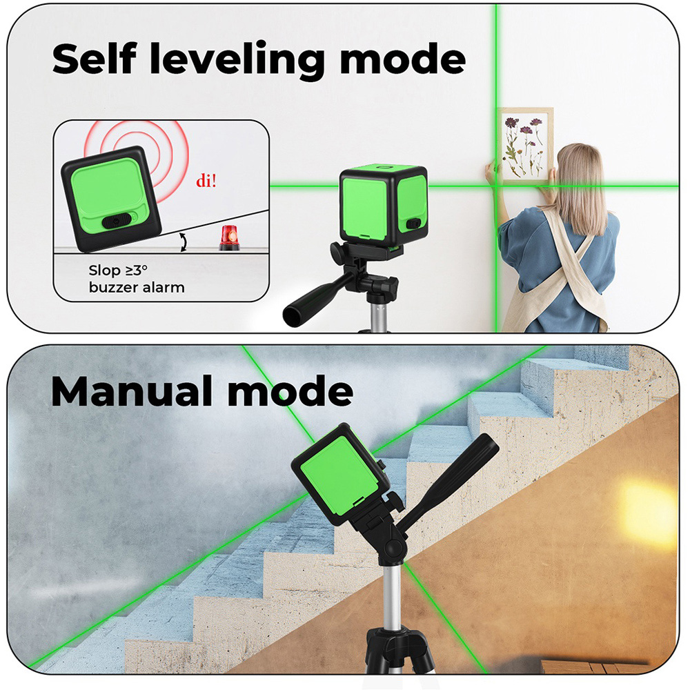 Traderight HW0281-UK Green Self-Levelling Laser Level with Tripod Image 6