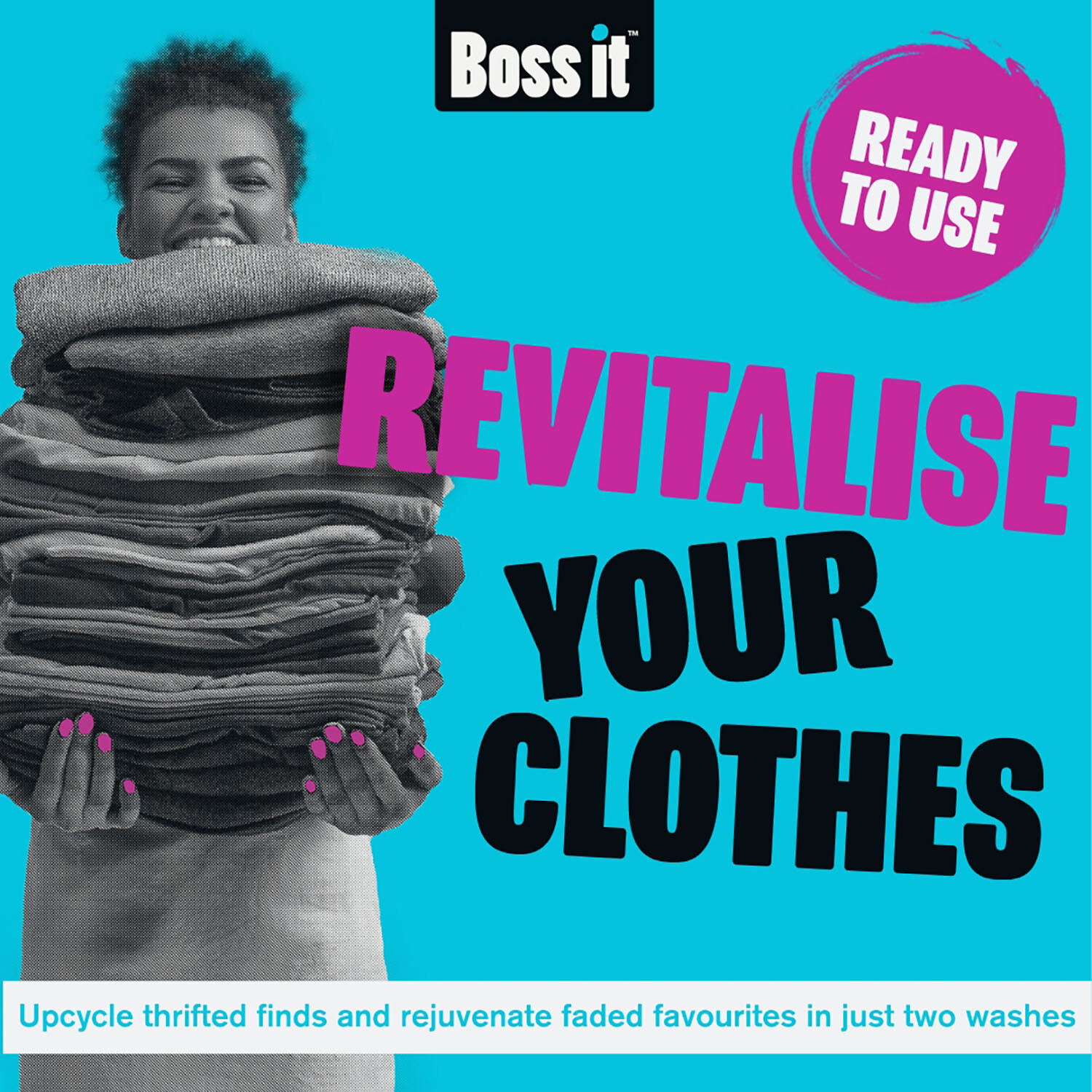 Boss it Wash and Dye Black 365g - Black Image 6