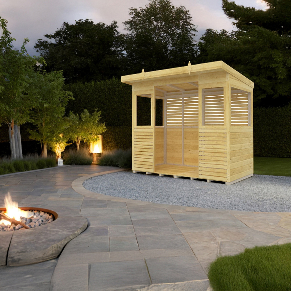 DIY Sheds 8 x 4ft Pressure Treated Tongue and Groove Timber Outdoor Kitchen Shelter Image 5