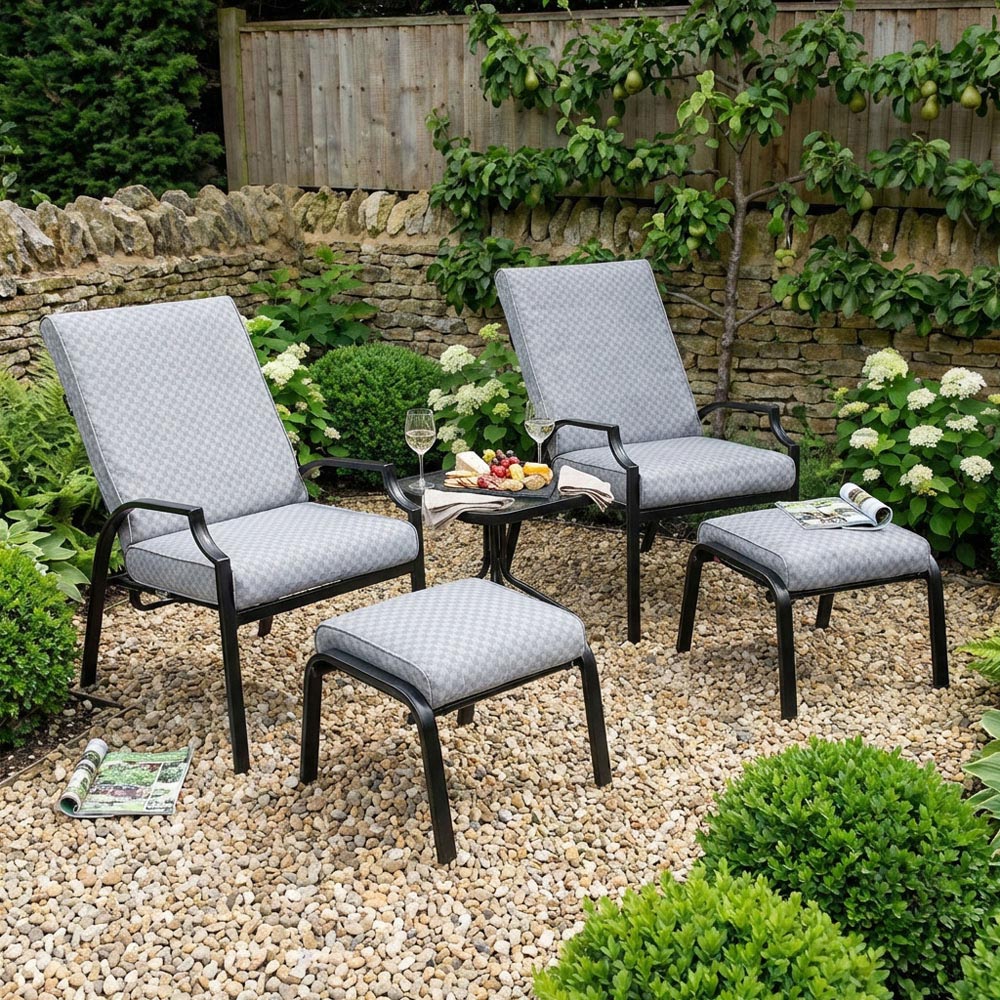Riviera Bistro Set - Grey Image 3