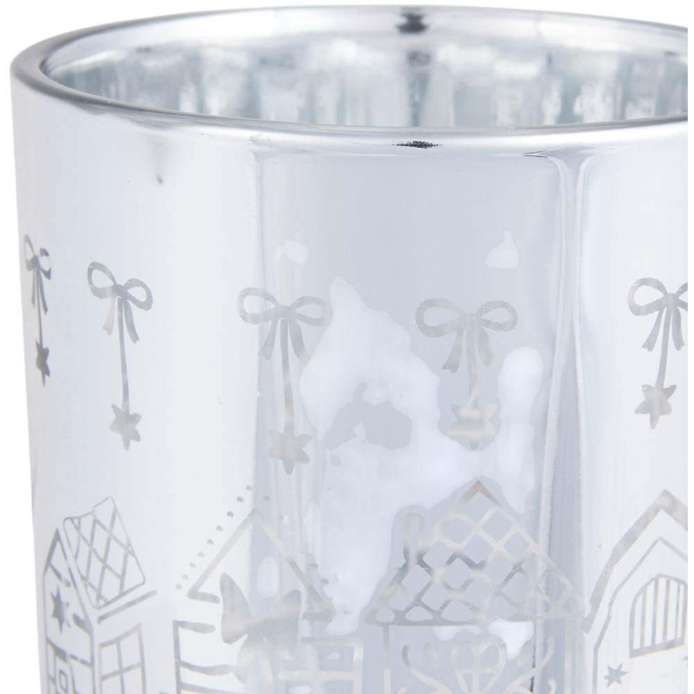 Christmas Glass Candle Holder Image 7