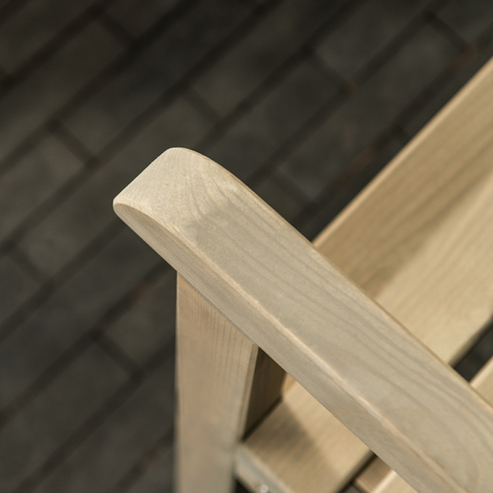 AMATA Ungurs 3 Seater Grey Straight Bench Image 6