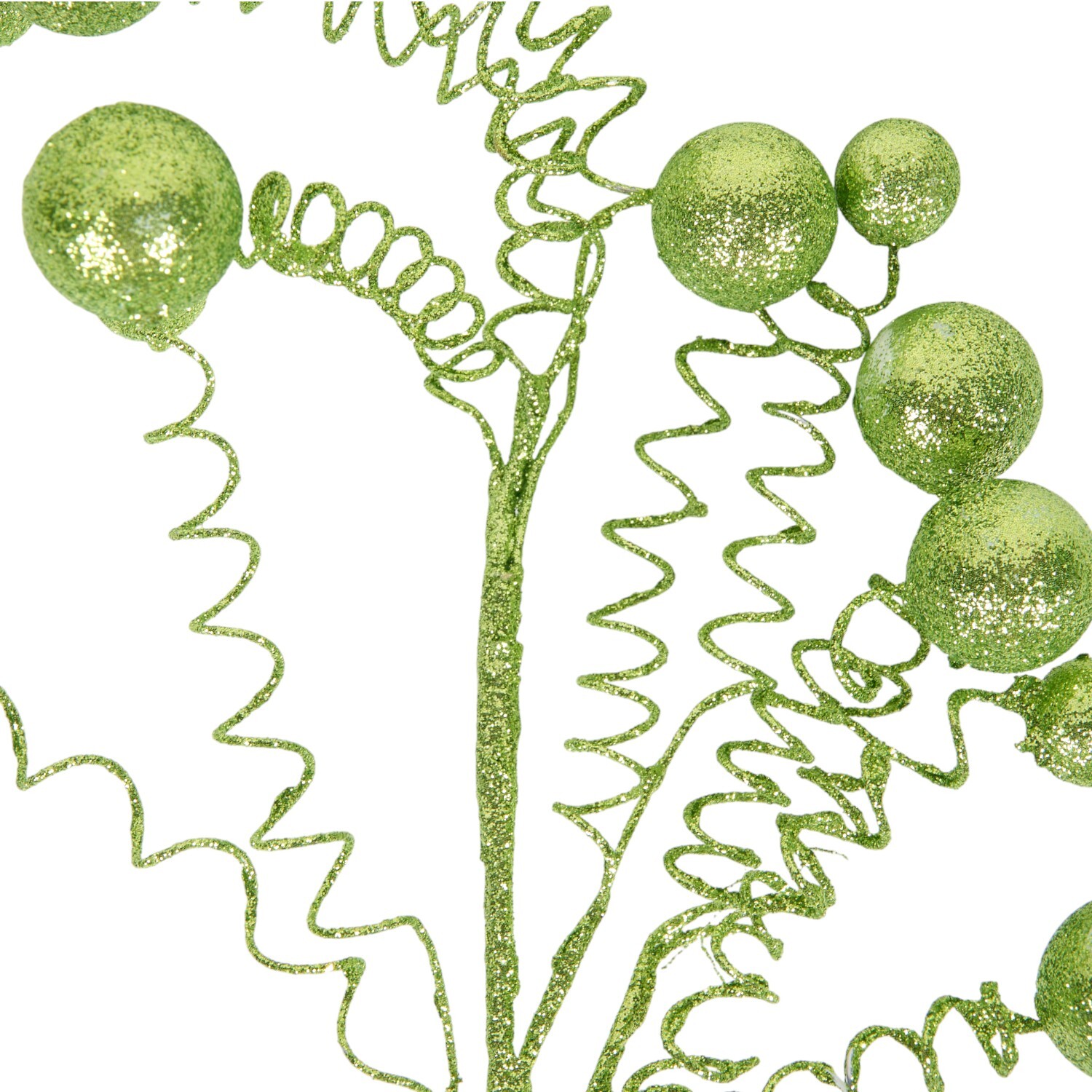 Glittery Pom Pom SprayRed or Green Image 5