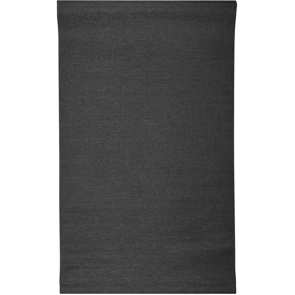 Textured Blackout Roller Blind Dark Grey 60cm Image 2