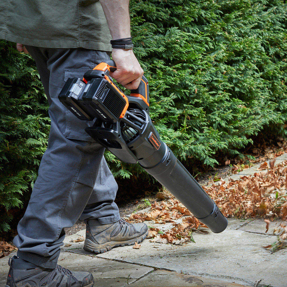 LawnMaster CLBL4807-01 MX 48V Cordless Handheld Axial Leaf Blower with 4.0Ah Batteries Image 4