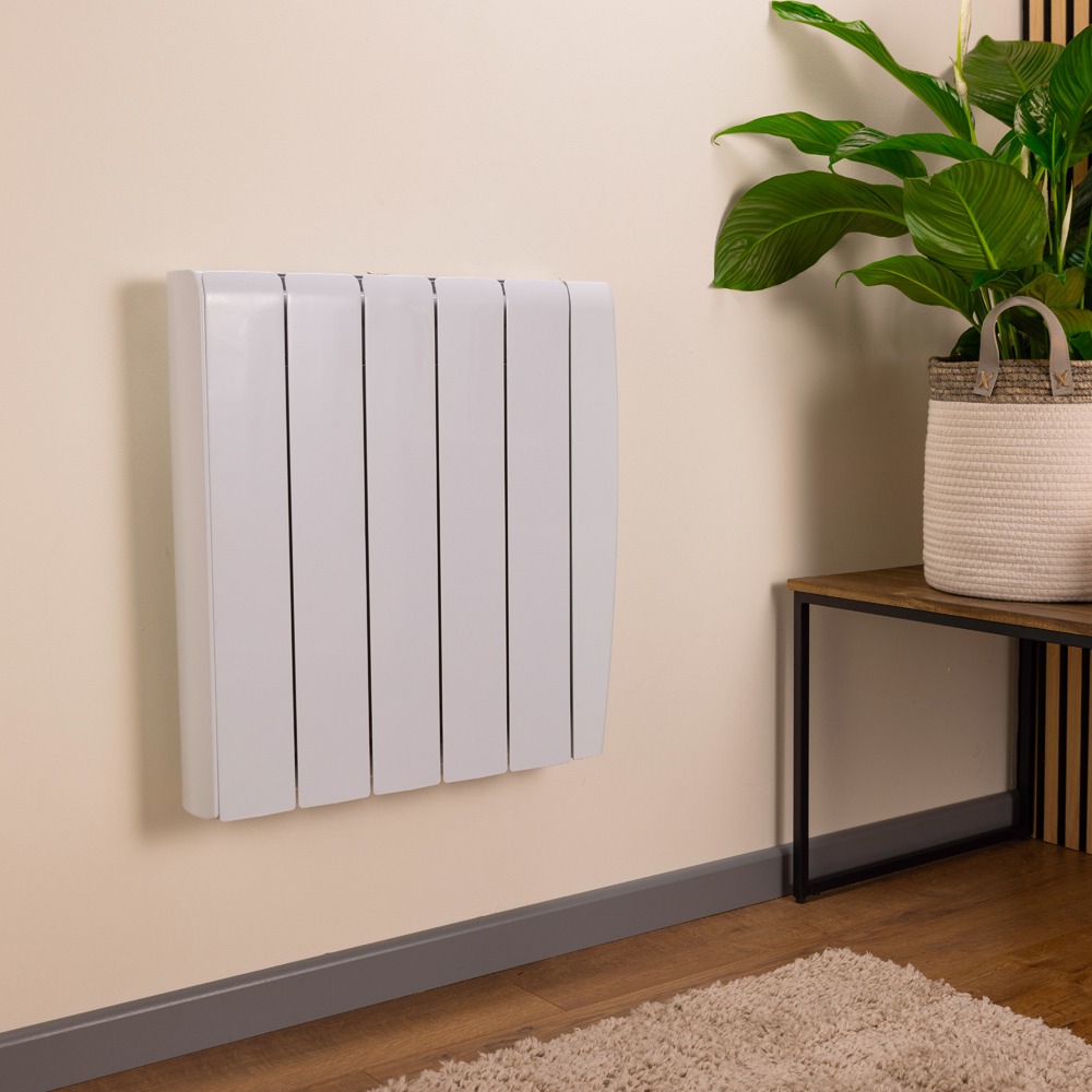 TCP Smart White Ceramic Wall-Mounted Electric Panel Radiator 2000W Image 5