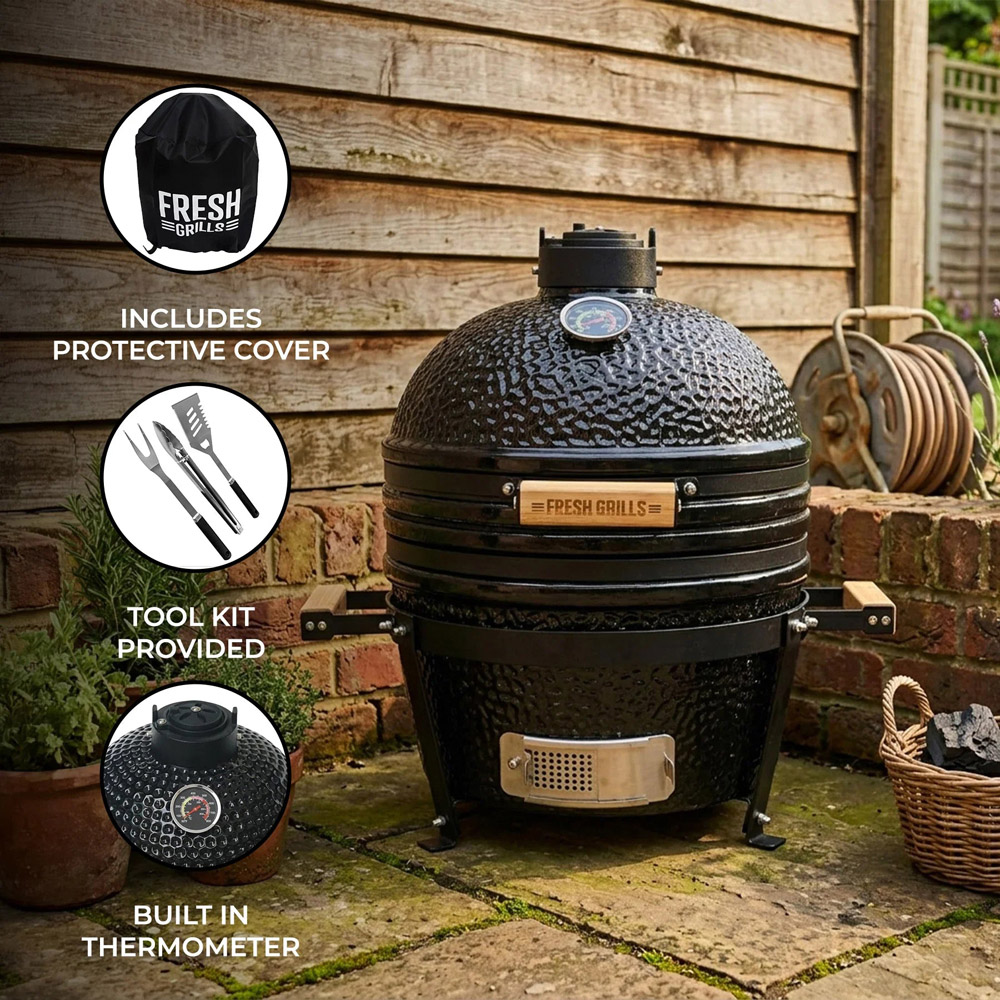 Fresh Grills Kamado BBQ Grill 16 inch Image 4