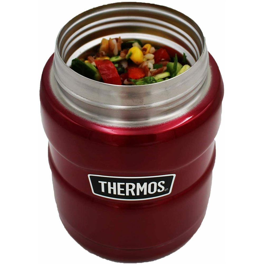 Thermos Stainless King Red Food Flask 710ml Image 3