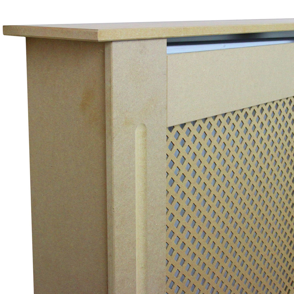 MonsterShop Unfinished Trellised Grill MDF Radiator Cover 820 x 1115mm Image 4