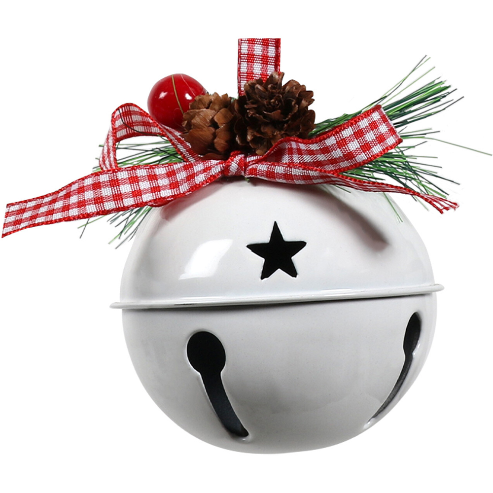 Single Candy Cane Lane Floristry Bell Ornament in Assorted styles Image 3