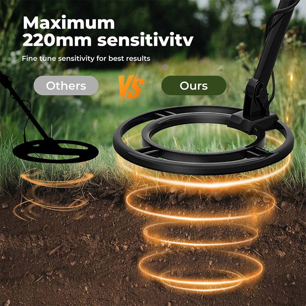 Traderight Professional Waterproof Metal Detector Image 5