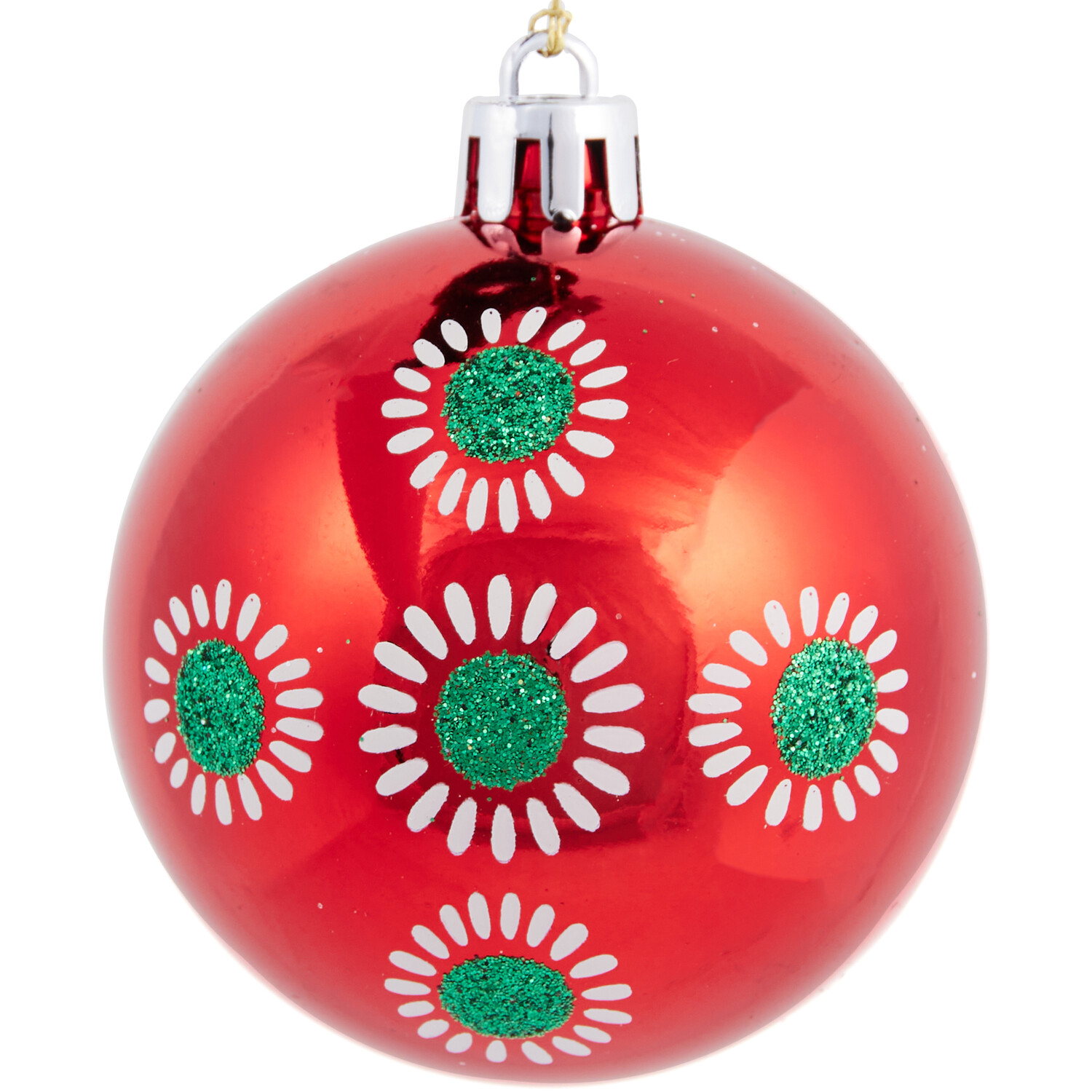 Pack of 100 Candy Cane Lane Baubles Red Image 13