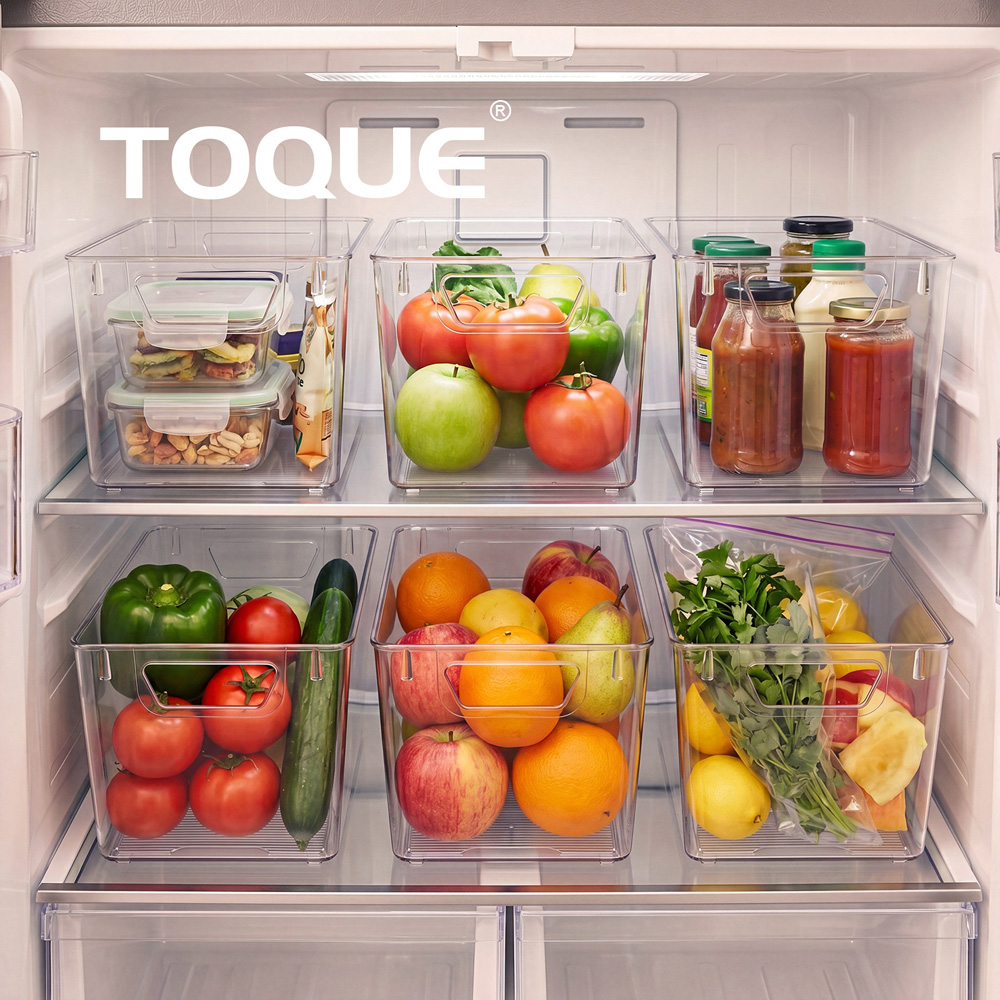 Toque Clear Fridge Storage Bin 6 Pack Image 8