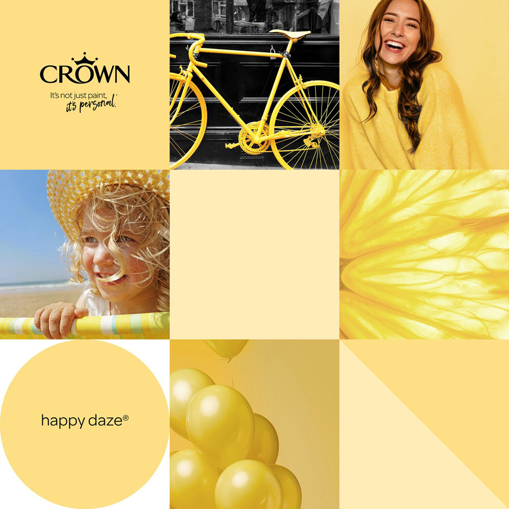 Crown Wall & Ceilings Happy Daze Matt Emulsion 2.5L Image 7