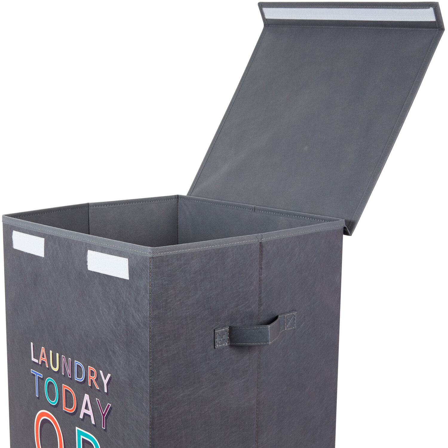 Multicolour Folding Laundry Hamper Image 5