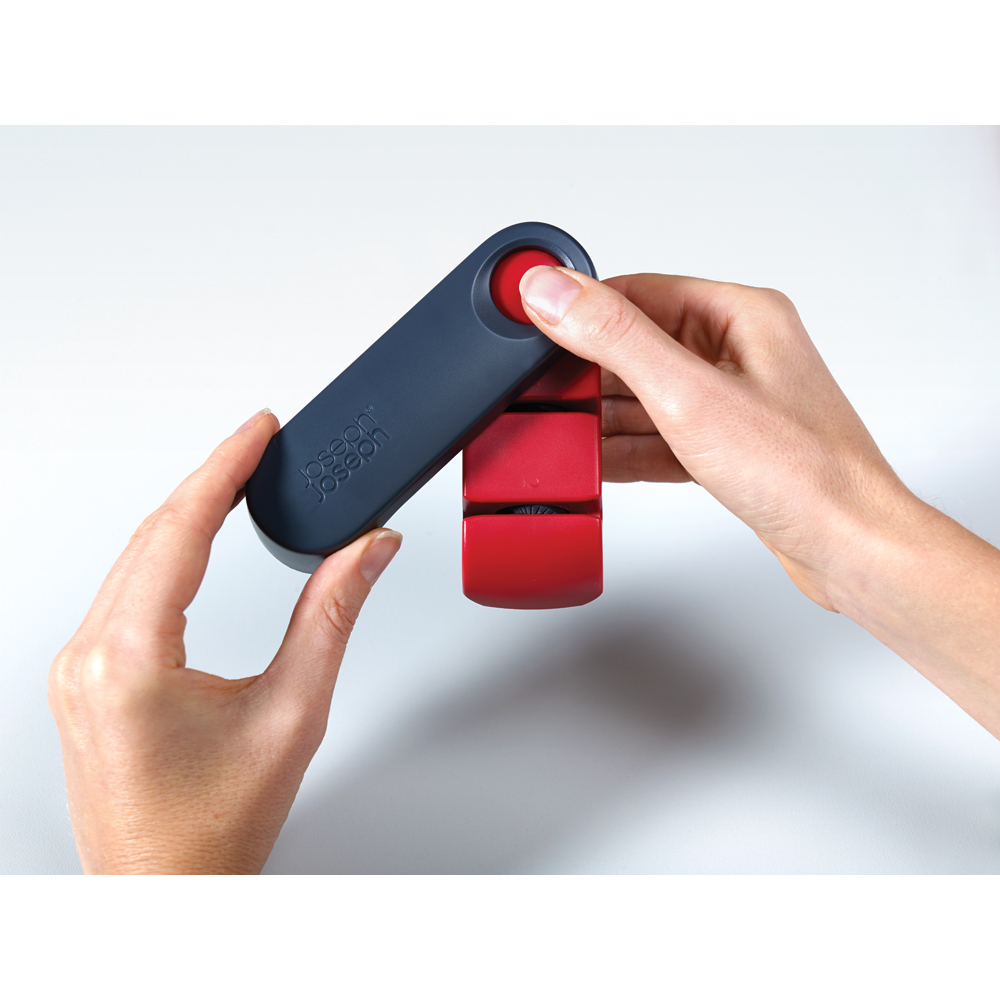 Joseph Joseph Rota Dark Grey and Red Folding Knife Sharpener Image 5