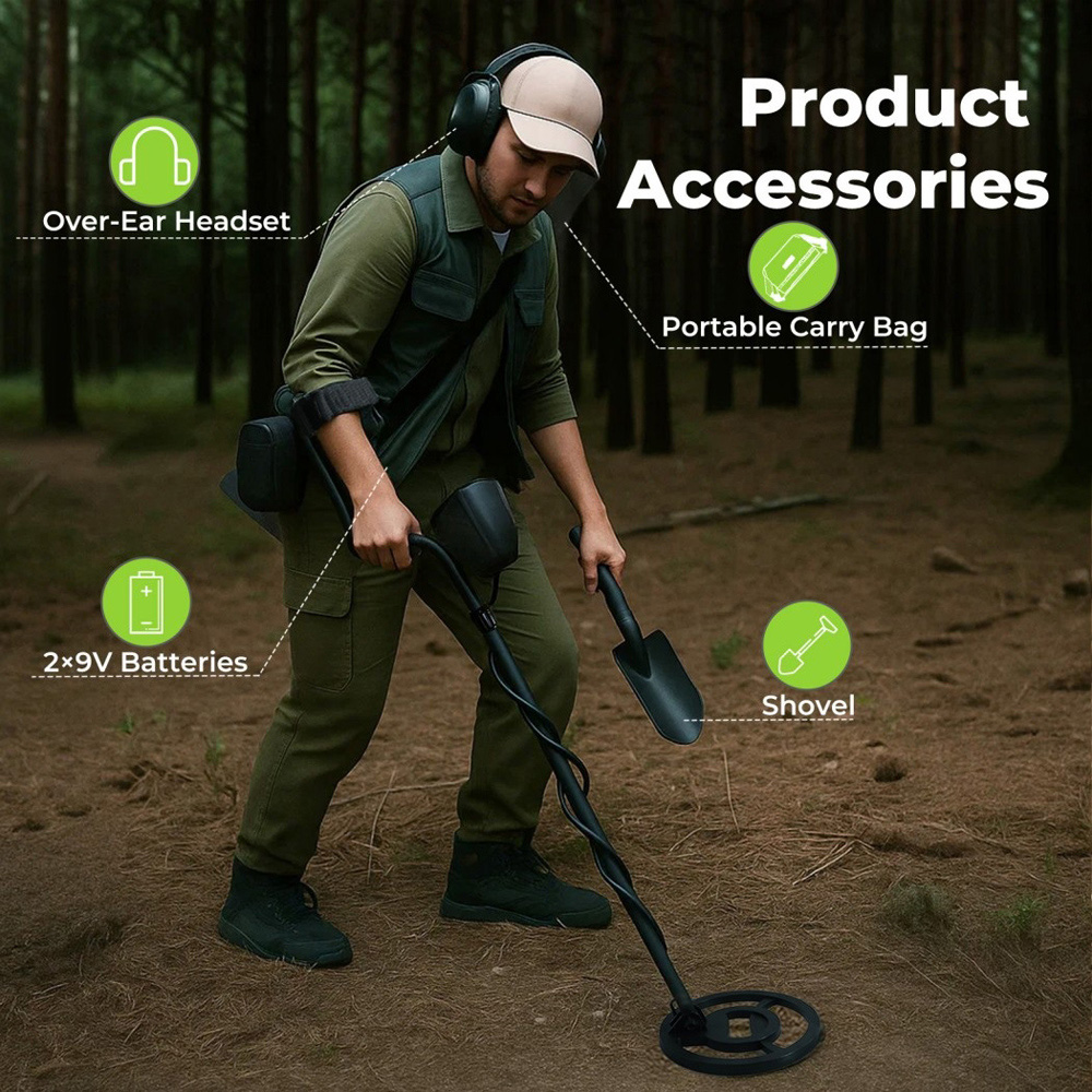 Traderight Professional 4 Search Mode Waterproof Metal Detector Image 7