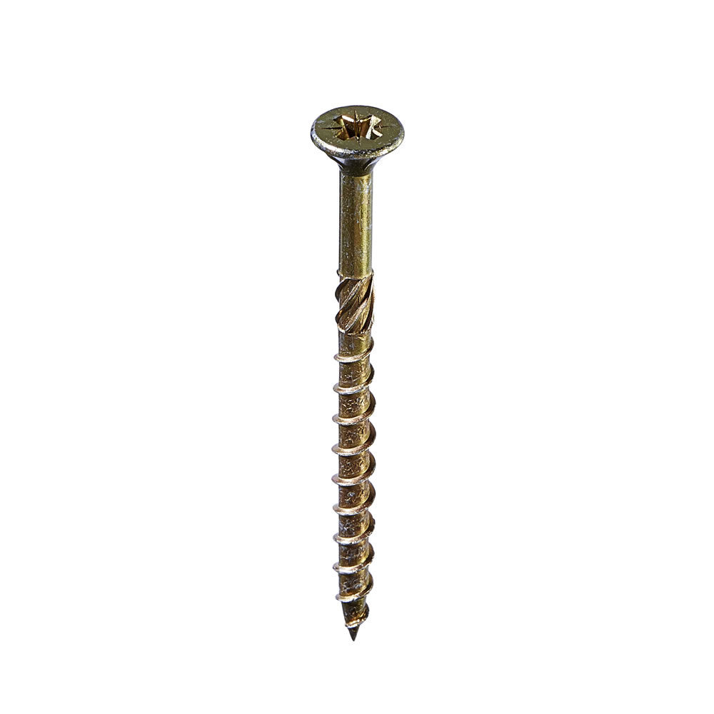 Wilko 6 x 80mm High Performance Wood Screws 6 Pack Image 2