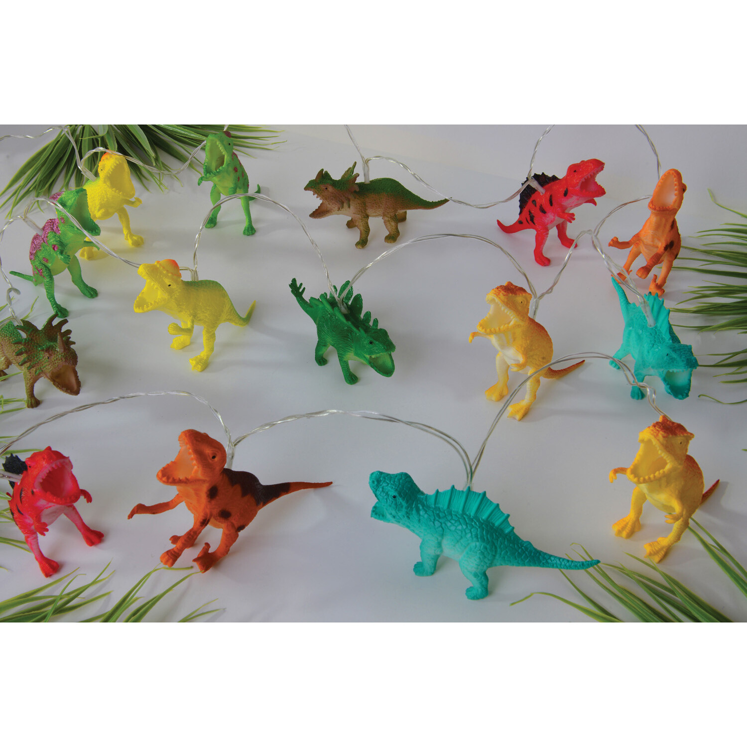 15 LED Dinosaur String Light Image 4
